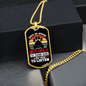 Dogs Speak Paw Necklace Stainless Steel or 18k Gold Dog Tag 24" Chain-Express Your Love Gifts