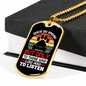 Dogs Speak Paw Necklace Stainless Steel or 18k Gold Dog Tag 24" Chain-Express Your Love Gifts