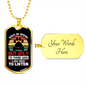 Dogs Speak Paw Necklace Stainless Steel or 18k Gold Dog Tag 24" Chain-Express Your Love Gifts