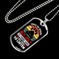 Dogs Speak Paw Necklace Stainless Steel or 18k Gold Dog Tag 24" Chain-Express Your Love Gifts