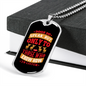 Dogs Speaks Yellow Red Necklace Stainless Steel or 18k Gold Dog Tag 24" Chain-Express Your Love Gifts