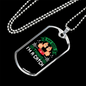Dogs Thinks I'm a Catch Necklace Stainless Steel or 18k Gold Dog Tag 24" Chain-Express Your Love Gifts