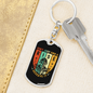Don'T Just Own A Ride Biker Keychain Stainless Steel or 18k Gold Dog Tag Keyring-Express Your Love Gifts