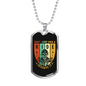 Don'T Just Own A Ride Biker Necklace Stainless Steel or 18k Gold Dog Tag 24"-Express Your Love Gifts