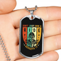 Don'T Just Own A Ride Biker Necklace Stainless Steel or 18k Gold Dog Tag 24"-Express Your Love Gifts