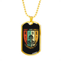 Don'T Just Own A Ride Biker Necklace Stainless Steel or 18k Gold Dog Tag 24"-Express Your Love Gifts