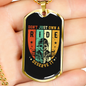 Don'T Just Own A Ride Biker Necklace Stainless Steel or 18k Gold Dog Tag 24"-Express Your Love Gifts
