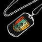 Don'T Just Own A Ride Biker Necklace Stainless Steel or 18k Gold Dog Tag 24"-Express Your Love Gifts