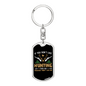Don'T Like Hunter'S Keychain Gift Stainless Steel or 18k Gold Dog Tag Keyring-Express Your Love Gifts