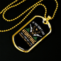Don'T Like Hunting Necklace Stainless Steel or 18k Gold Dog Tag 24" Chain-Express Your Love Gifts