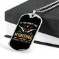Don'T Like Hunting Necklace Stainless Steel or 18k Gold Dog Tag 24" Chain-Express Your Love Gifts