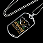 Don'T Like Hunting Necklace Stainless Steel or 18k Gold Dog Tag 24" Chain-Express Your Love Gifts