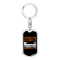 Don'T Like Me & Hunter'S Keychain Gift Stainless Steel or 18k Gold Dog Tag Keyring-Express Your Love Gifts