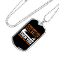 Don'T Like Me & Hunting Necklace Stainless Steel or 18k Gold Dog Tag 24" Chain-Express Your Love Gifts