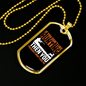 Don'T Like Me & Hunting Necklace Stainless Steel or 18k Gold Dog Tag 24" Chain-Express Your Love Gifts