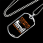 Don'T Like Me & Hunting Necklace Stainless Steel or 18k Gold Dog Tag 24" Chain-Express Your Love Gifts