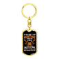 Don'T Like Me Hunter'S Keychain Gift Stainless Steel or 18k Gold Dog Tag Keyring-Express Your Love Gifts