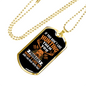 Don'T Like Me Hunting Necklace Stainless Steel or 18k Gold Dog Tag 24" Chain-Express Your Love Gifts