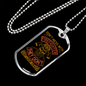 Don'T Mess With Firefighters Necklace Stainless Steel or 18k Gold Dog Tag 24" Chain-Express Your Love Gifts