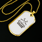 Don'T Miss A Hunter Season Hunting Necklace Stainless Steel or 18k Gold Dog Tag 24"-Express Your Love Gifts