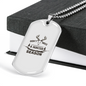 Don'T Miss A Hunter Season Hunting Necklace Stainless Steel or 18k Gold Dog Tag 24"-Express Your Love Gifts