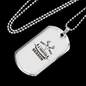Don'T Miss A Hunter Season Hunting Necklace Stainless Steel or 18k Gold Dog Tag 24"-Express Your Love Gifts