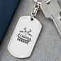 Don'T Miss A Hunter Seasonhunter'S Keychain Gift Stainless Steel or 18k Gold Dog Tag Keyring-Express Your Love Gifts