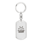 Don'T Miss A Hunter Seasonhunter'S Keychain Gift Stainless Steel or 18k Gold Dog Tag Keyring-Express Your Love Gifts