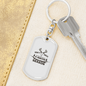 Don'T Miss A Hunter Seasonhunter'S Keychain Gift Stainless Steel or 18k Gold Dog Tag Keyring-Express Your Love Gifts