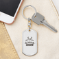 Don'T Miss A Hunter Seasonhunter'S Keychain Gift Stainless Steel or 18k Gold Dog Tag Keyring-Express Your Love Gifts