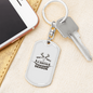 Don'T Miss A Hunter Seasonhunter'S Keychain Gift Stainless Steel or 18k Gold Dog Tag Keyring-Express Your Love Gifts