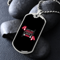 Don't Need Theraphy Dog Necklace Stainless Steel or 18k Gold Dog Tag 24" Chain-Express Your Love Gifts