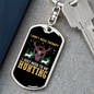 Don'T Need Theraphy Hunter'S Keychain Gift Stainless Steel or 18k Gold Dog Tag Keyring-Express Your Love Gifts