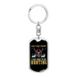 Don'T Need Theraphy Hunter'S Keychain Gift Stainless Steel or 18k Gold Dog Tag Keyring-Express Your Love Gifts