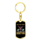 Don'T Need Theraphy Hunter'S Keychain Gift Stainless Steel or 18k Gold Dog Tag Keyring-Express Your Love Gifts