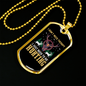 Don'T Need Theraphy Hunting Necklace Stainless Steel or 18k Gold Dog Tag 24" Chain-Express Your Love Gifts