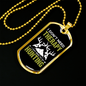 Don'T Need Theraphy Just Hunting Necklace Stainless Steel or 18k Gold Dog Tag 24" Chain-Express Your Love Gifts