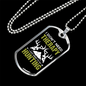 Don'T Need Theraphy Just Hunting Necklace Stainless Steel or 18k Gold Dog Tag 24" Chain-Express Your Love Gifts
