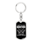 Don'T Understand Hunting Thing Keychain Stainless Steel or 18k Gold Dog Tag Keyring-Express Your Love Gifts