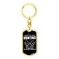 Don'T Understand Hunting Thing Keychain Stainless Steel or 18k Gold Dog Tag Keyring-Express Your Love Gifts