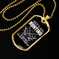 Don'T Understand Hunting Thing Necklace Stainless Steel or 18k Gold Dog Tag 24" Chain-Express Your Love Gifts