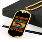 Don't Understand People Yellow Necklace Stainless Steel or 18k Gold Dog Tag 24" Chain-Express Your Love Gifts