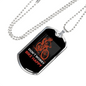 Don'T Worry Bike Happy Bicycle Cycling Necklace Stainless Steel or 18k Gold Dog Tag 24"-Express Your Love Gifts