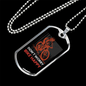 Don'T Worry Bike Happy Bicycle Cycling Necklace Stainless Steel or 18k Gold Dog Tag 24"-Express Your Love Gifts
