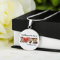 Done in Love Corinthians 16:14 Circle Necklace Stainless Steel or 18k Gold 18-22-Express Your Love Gifts