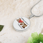 Done in Love Corinthians 16:14 Circle Necklace Stainless Steel or 18k Gold 18-22-Express Your Love Gifts
