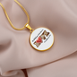 Done in Love Corinthians 16:14 Circle Necklace Stainless Steel or 18k Gold 18-22-Express Your Love Gifts