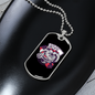 Dragon Luck Gambler Necklace Stainless Steel or 18k Gold Dog Tag 24-Express Your Love Gifts