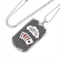 Dream Big Gambler Necklace Stainless Steel or 18k Gold Dog Tag 24-Express Your Love Gifts