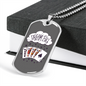 Dream Big Gambler Necklace Stainless Steel or 18k Gold Dog Tag 24-Express Your Love Gifts